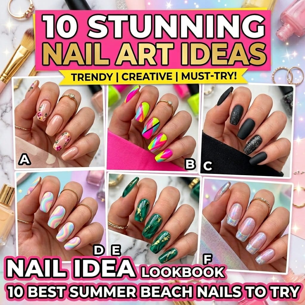 10 Best Summer Beach Nails to Try