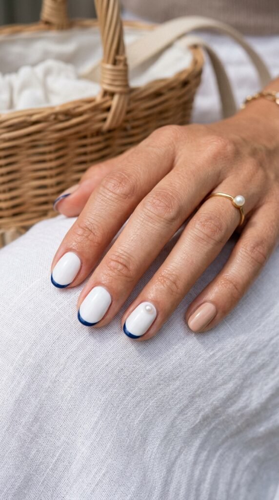 Coastal Grandmother Nails — Quiet Luxury by the Sea