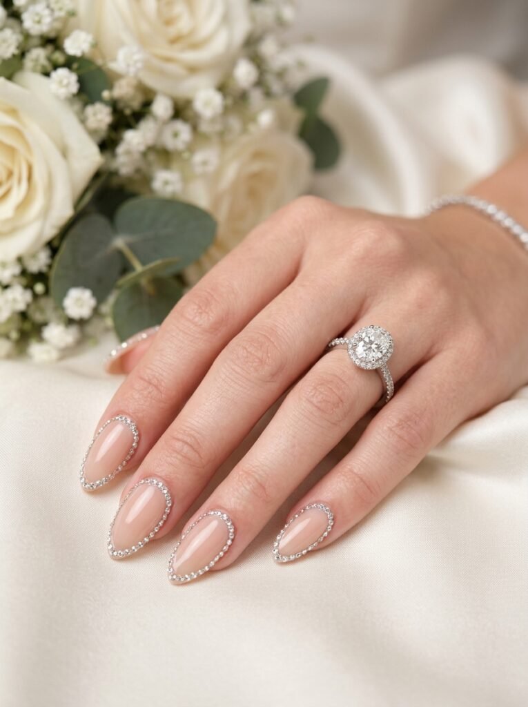 Crystal Rim Nails