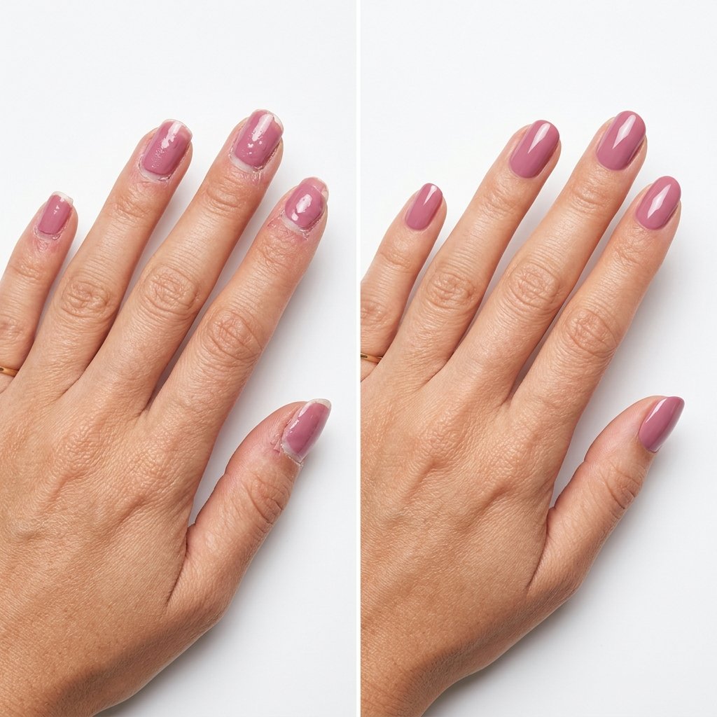 Hand_with_gel_nails_comparison_Nail Mistakes to Avoid for Healthier, Stronger Nails